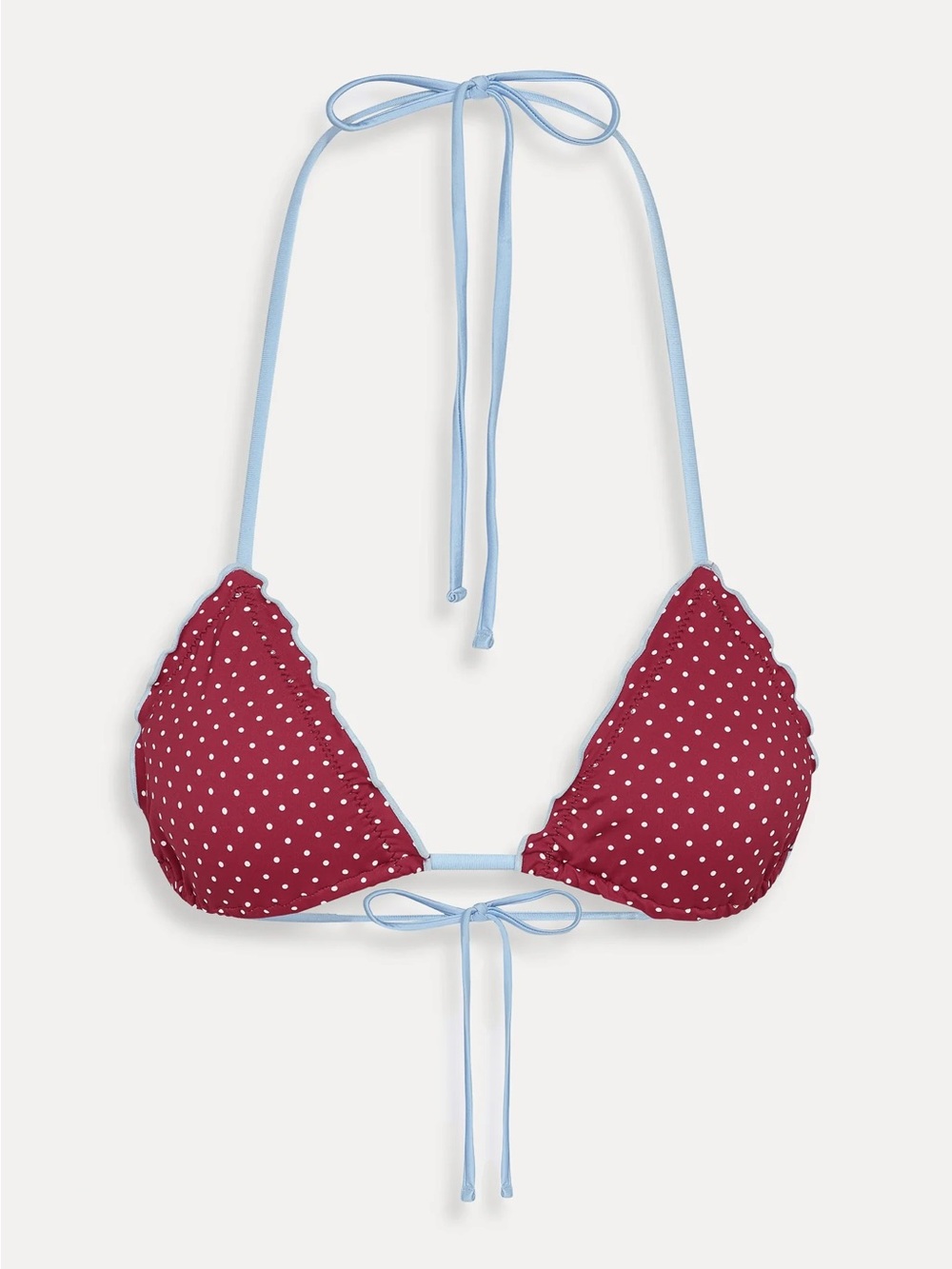Frankie’s Bikinis Tidal Polka Dot Top